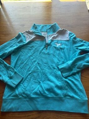 Vintage Y2K VS PINK Quarter Zip Sweater Size M